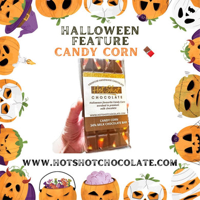 Candy Corn Chocolate Bar (24pc) - Hot Shot Chocolate