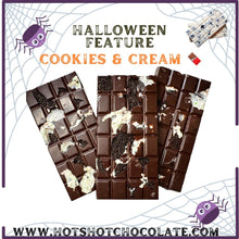 Load image into Gallery viewer, Cookies &amp; Cream Chocolate Bar (24pc) - Hot Shot Chocolate
