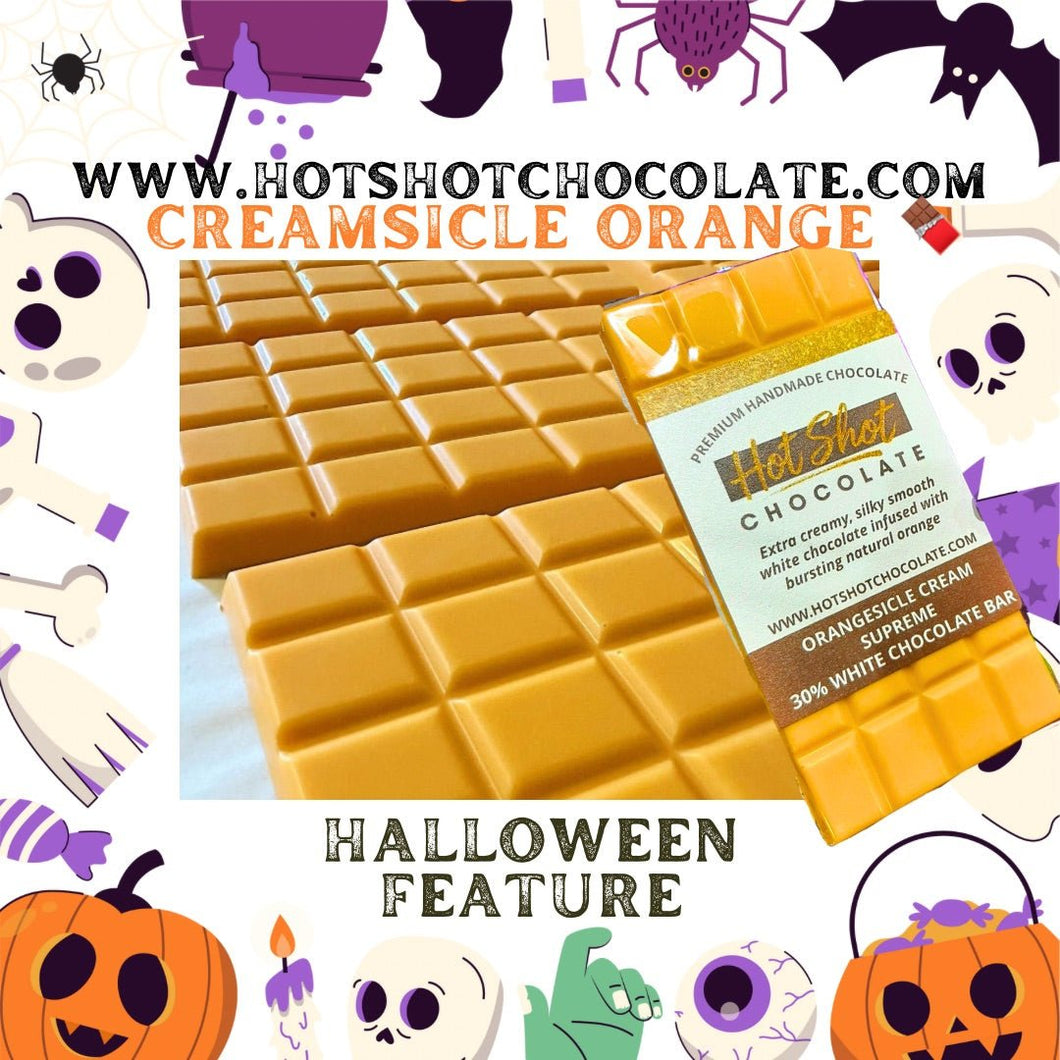 Creamsicle Orange Supreme Chocolate Bar (24pc) - Hot Shot Chocolate