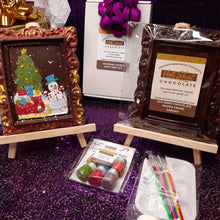 Load image into Gallery viewer, Edible Paint Kit - Build Your Own (Standard Frame Canvas) - Hot Shot Chocolate
