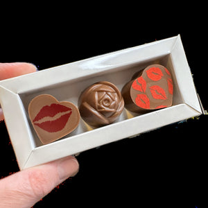 Gift Box Chocolate Bonbon Sets (3pc, 6pc & 12pc) - Hot Shot Chocolate