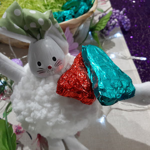 Chocolate Bunny Bonbon - Foil Wrapped - 1PC - Hot Shot Chocolate