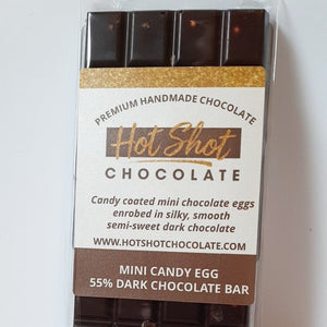 Micro Mini Candy Egg Chocolate Bar (24pc) - Hot Shot Chocolate